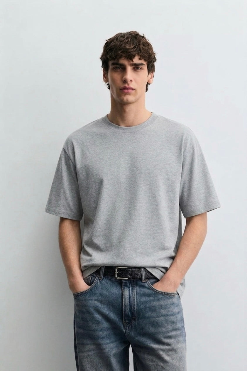 SUPER COMBED COTTON OVERSIZED TEE (10 Colours) [240 GSM, 100% COTTON]