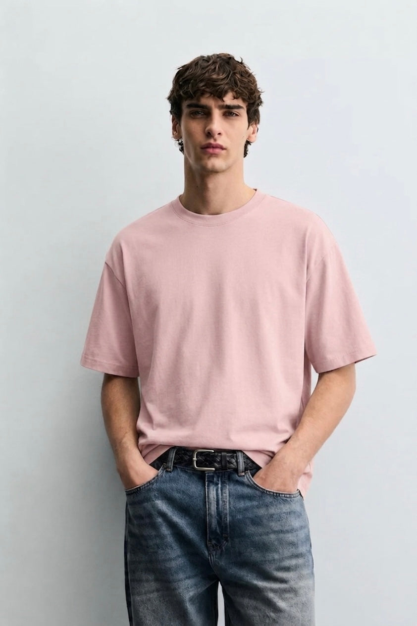 SUPER COMBED COTTON OVERSIZED TEE (10 Colours) [240 GSM, 100% COTTON]
