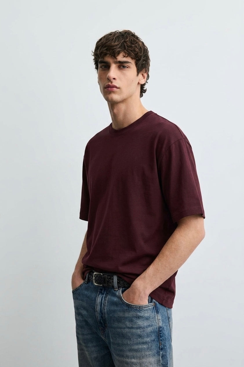 SUPER COMBED COTTON OVERSIZED TEE (10 Colours) [240 GSM, 100% COTTON]