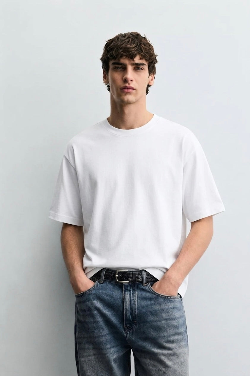 SUPER COMBED COTTON OVERSIZED TEE (10 Colours) [240 GSM, 100% COTTON]